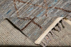 Load image into Gallery viewer, 4 X 6.10 Moraco Contemporary Rug Handmade Wool Gray #F-4417