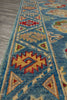 Load image into Gallery viewer, 2 x 6' Feet Short Kazak Runner Aqua Blue Green #F-3289