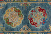 Load image into Gallery viewer, 2 x 6' Feet Short Kazak Runner Aqua Blue Green #F-3289