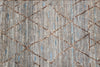 Load image into Gallery viewer, 4 X 6.10 Moraco Contemporary Rug Handmade Wool Gray #F-4417