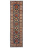 Load image into Gallery viewer, 2.8 x 10' Feet Runner Handmade Afghanistan Lazak Wool Blue #F-3279