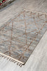 Load image into Gallery viewer, 4 X 6.10 Moraco Contemporary Rug Handmade Wool Gray #F-4417
