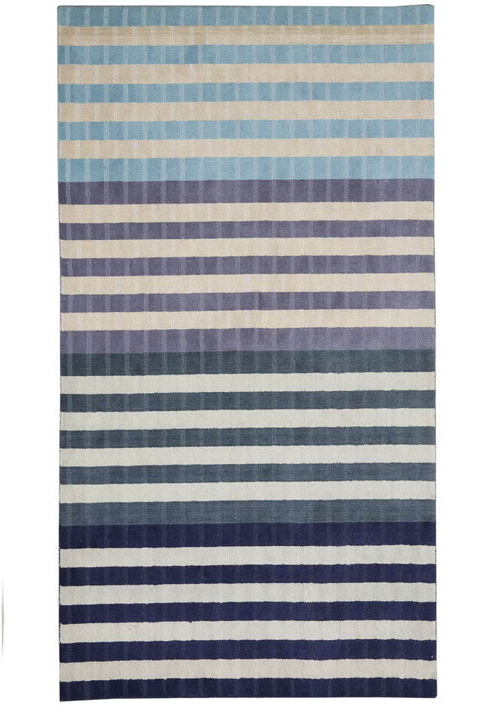 4.6 X 8.3 New Handmade Fine Wool Contemporary Rug #B-70498