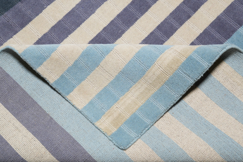 4.6 X 8.3 New Handmade Fine Wool Contemporary Rug #B-70498