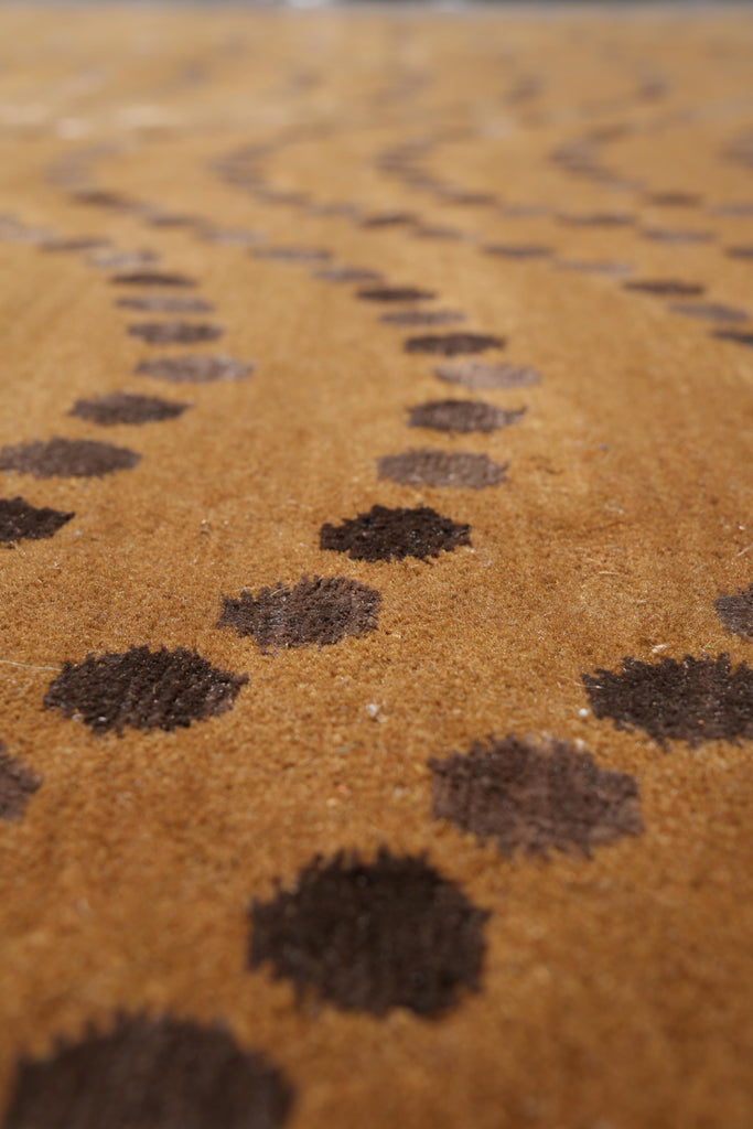 8 x 10 Contemporary Handmade Wool and Silk Rug #F-4090B