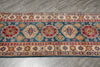 Load image into Gallery viewer, 2.8 x 10' Feet Runner Handmade Afghanistan Lazak Wool Blue #F-3279