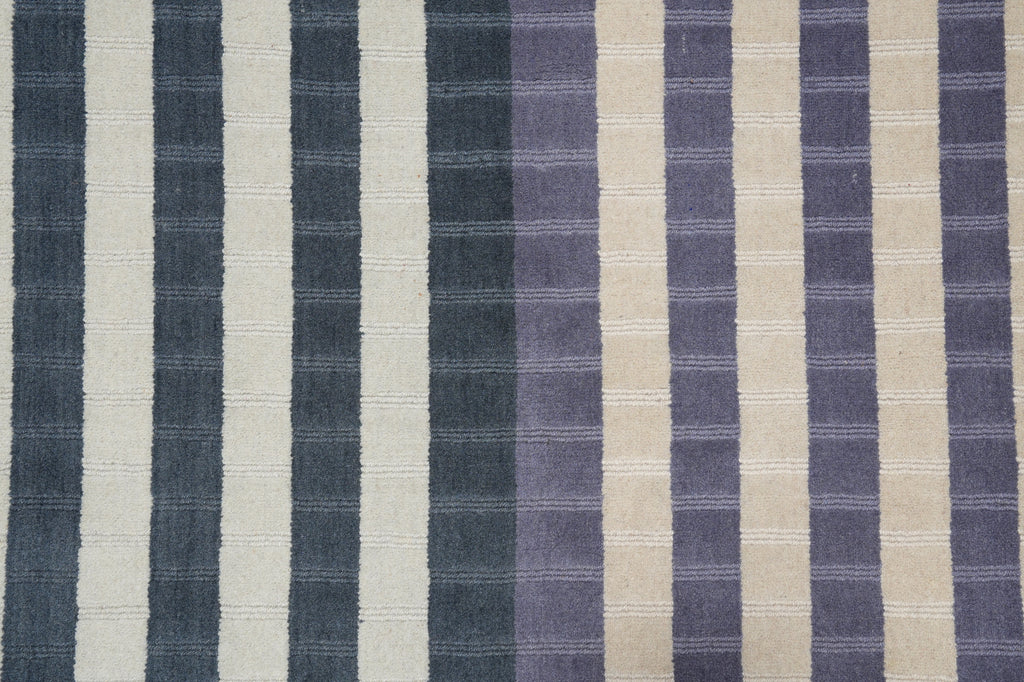 4.6 X 8.3 New Handmade Fine Wool Contemporary Rug #B-70498