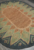 Load image into Gallery viewer, 8 x 10 Oval Handmade Sisal Green Rug Imported India #F-3292