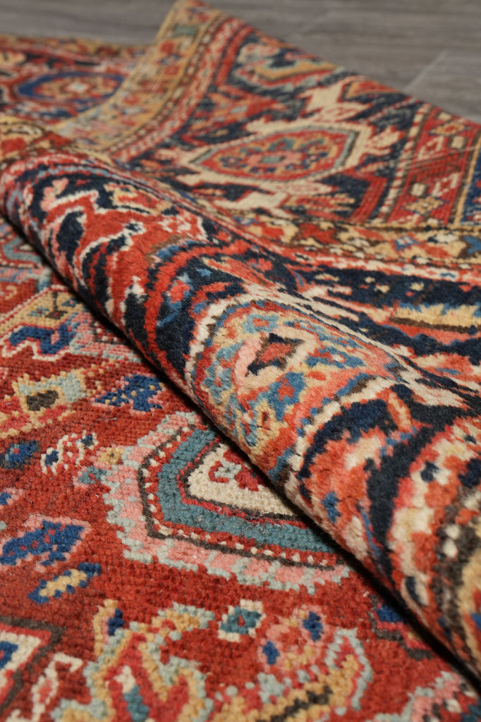 9.8 x 12.8 Semi-Antique Persian Heriz Rug Authentic Tribal Iran #PIX-26541