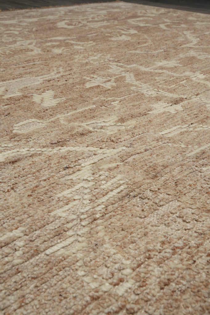 8.5 x 10 Handmade Contemporary Rug Natural Beige Color #F-3293