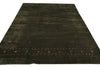 Load image into Gallery viewer, 9 x 11.8 Moss Emerald Green Handmade Gabbeh Contemporary Rug #F-3296