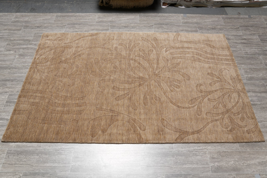 5 x 8 New Handmade Wool Contemporary Rug