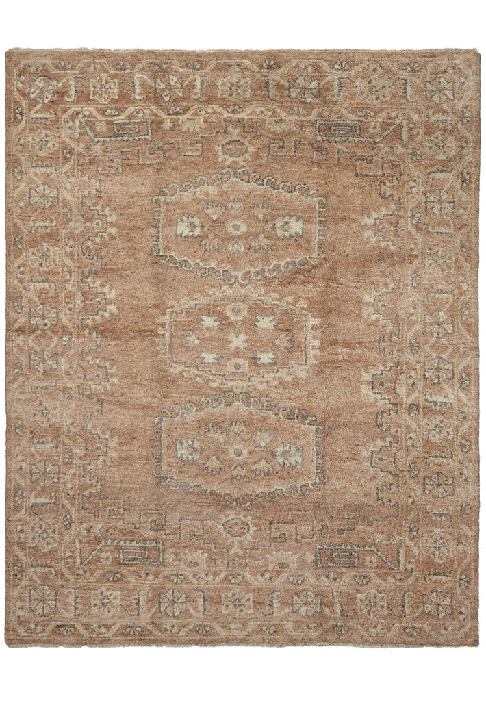 8 x 10 Handmade Modern Imported Rug Natural Light Brown Color #F-3294