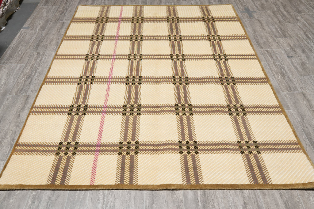 5.9 X 7.9 Contemporary Carpet #F-4418