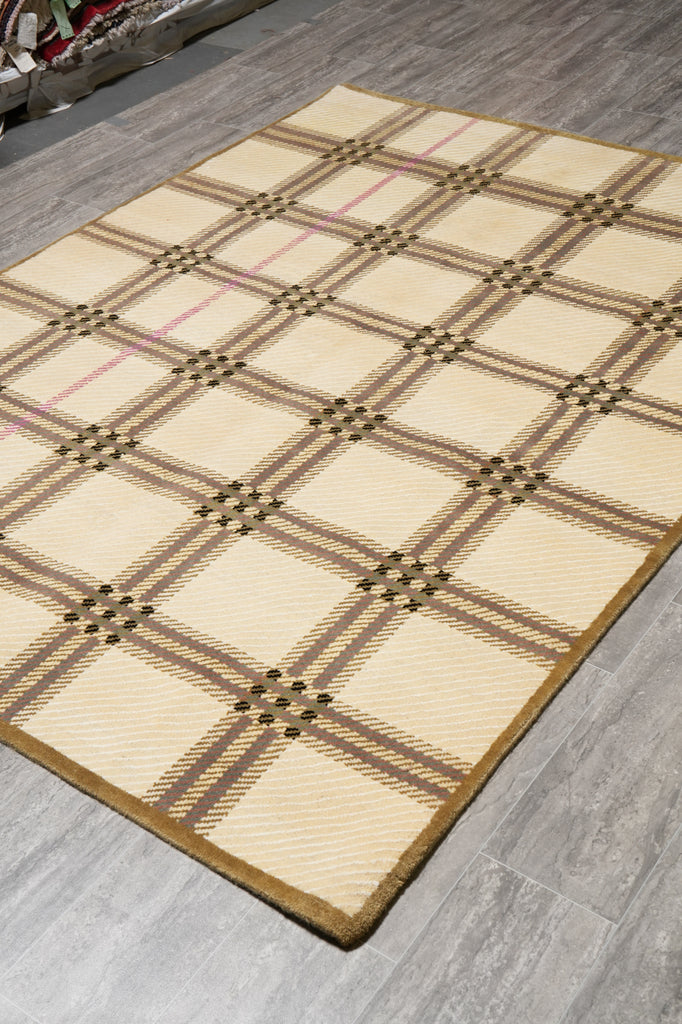 5.9 X 7.9 Contemporary Carpet #F-4418