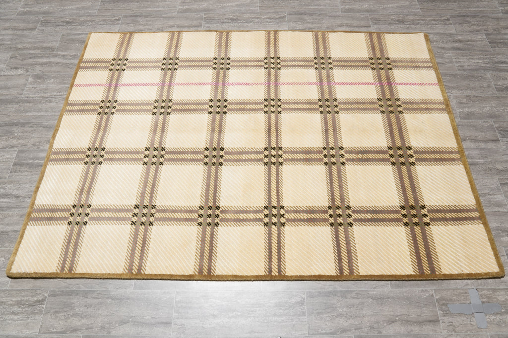 5.9 X 7.9 Contemporary Carpet #F-4418