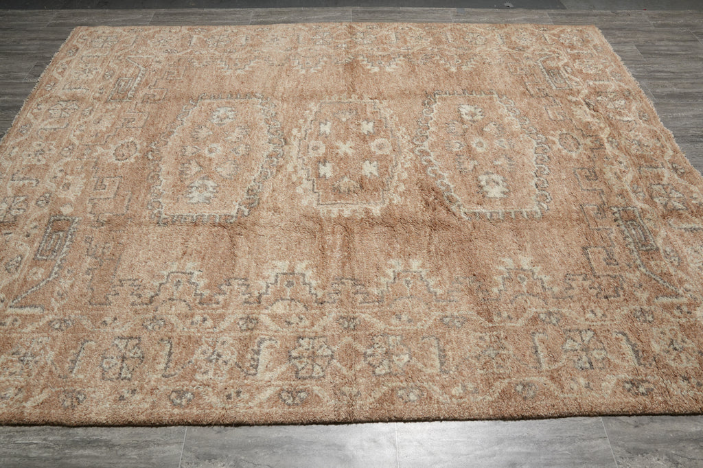 8 x 10 Handmade Modern Imported Rug Natural Light Brown Color #F-3294