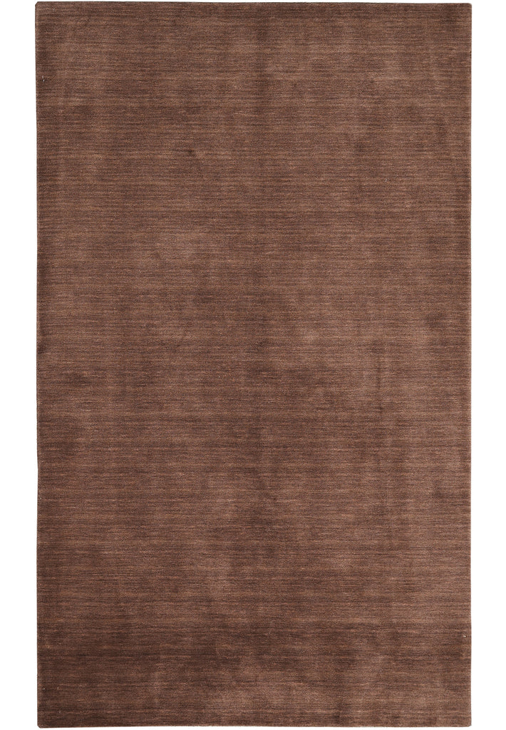 5 X 8 Contemporary Rug India Solid Brown #B-70546