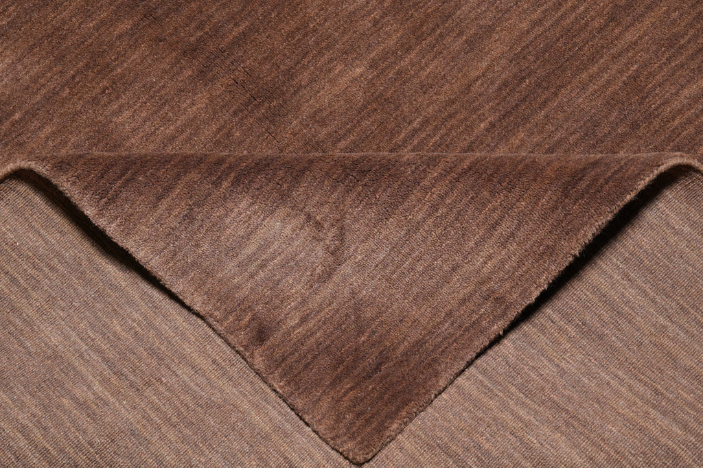 5 X 8 Contemporary Rug India Solid Brown #B-70546