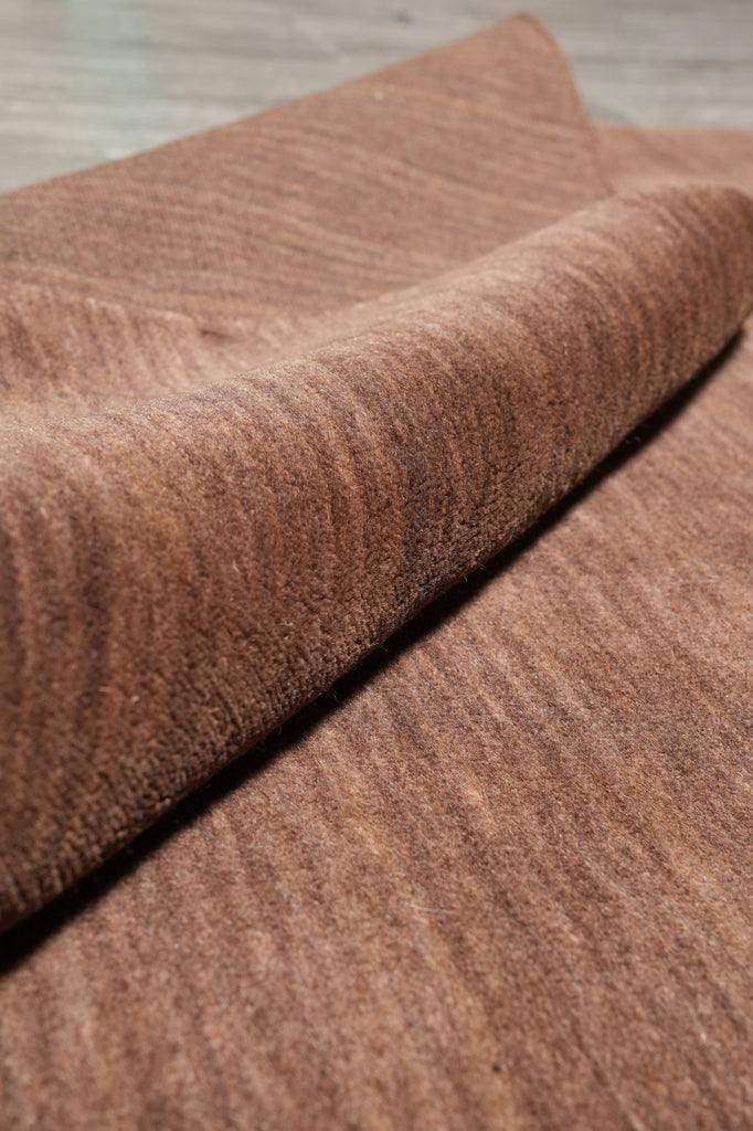 5 X 8 Contemporary Rug India Solid Brown #B-70546