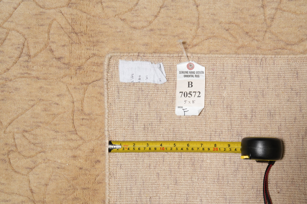 5 X 8 Handmade Contemorary Carpet Olain Color #B-70572