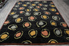 Load image into Gallery viewer, 8 x 10  Black Tibbet Handmade Rug Modern #F-4094