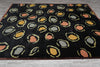 Load image into Gallery viewer, 8 x 10  Black Tibbet Handmade Rug Modern #F-4094