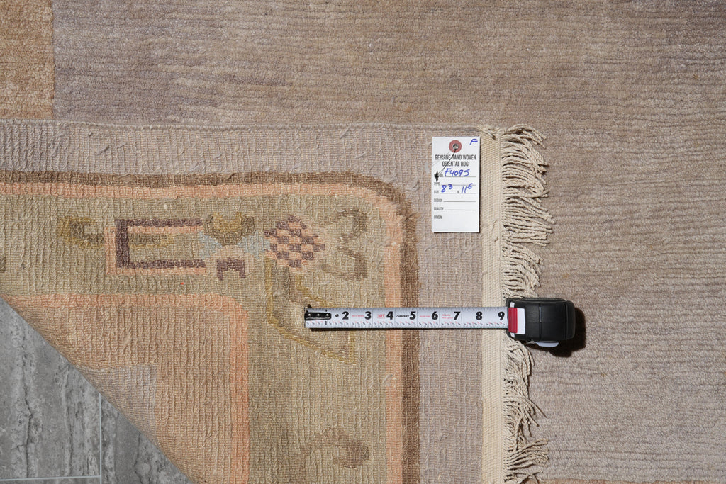 8.8 x 11.6 Modern Handmade Tibbet Rug Pre-Owned Clearance Price #F-4095