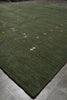Load image into Gallery viewer, 8 x 10 Handmade Imported Wool Gabbeh Modern Rug Green #F-3299