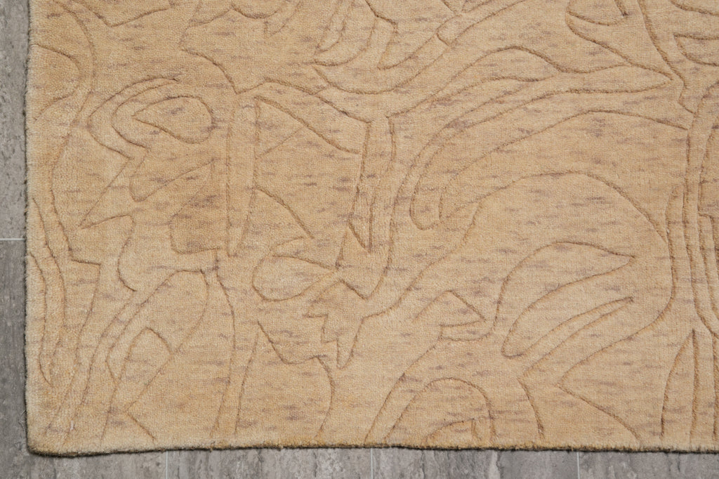 5 X 8 Handmade Contemorary Carpet Olain Color #B-70572