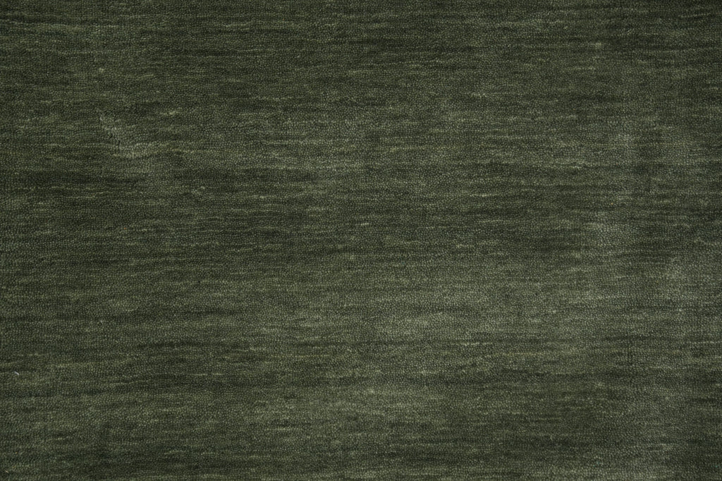8 x 10 Handmade Imported Wool Gabbeh Modern Rug Green #F-3299