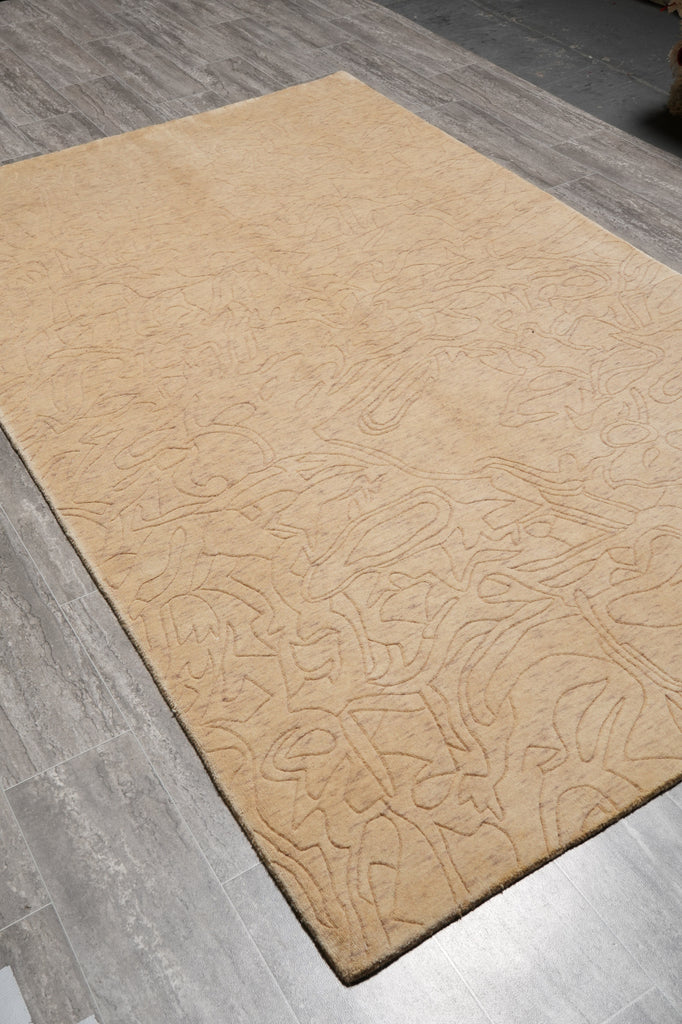 5 X 8 Handmade Contemorary Carpet Olain Color #B-70572