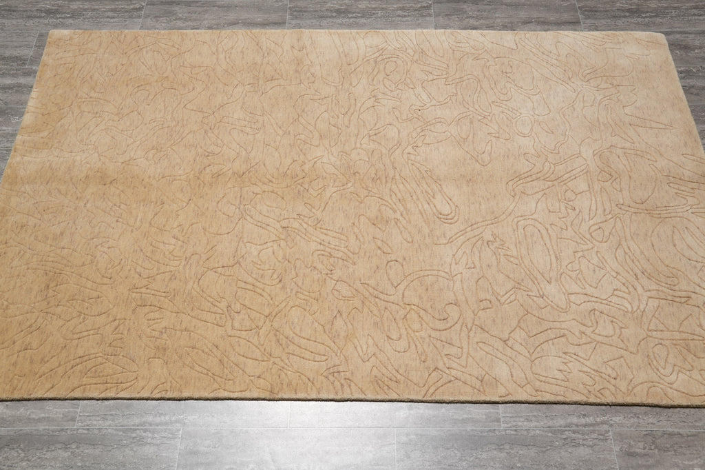 5 X 8 Handmade Contemorary Carpet Olain Color #B-70572