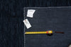 Load image into Gallery viewer, 9 x 11.9 Plain Navy Blue Wool Handmade Imported Modern Rug #F-3300