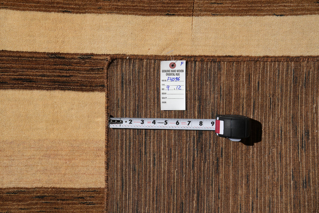 9 x 12 Modern Wool Rug Handmade India #F-4096