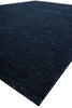 Load image into Gallery viewer, 9 x 11.9 Plain Navy Blue Wool Handmade Imported Modern Rug #F-3300