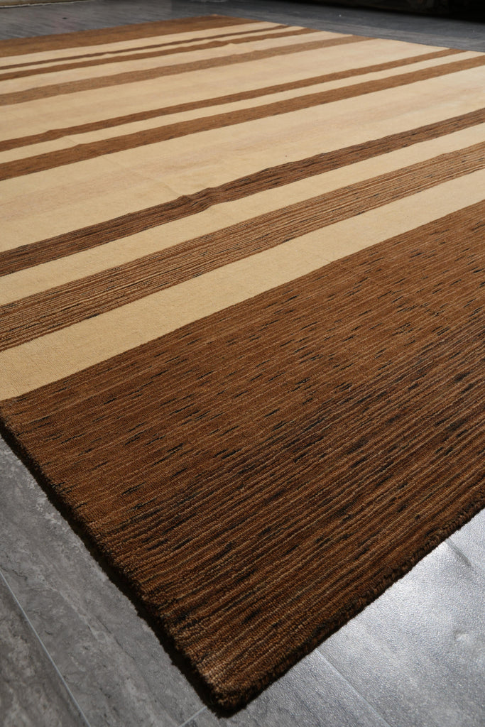 9 x 12 Modern Wool Rug Handmade India #F-4096