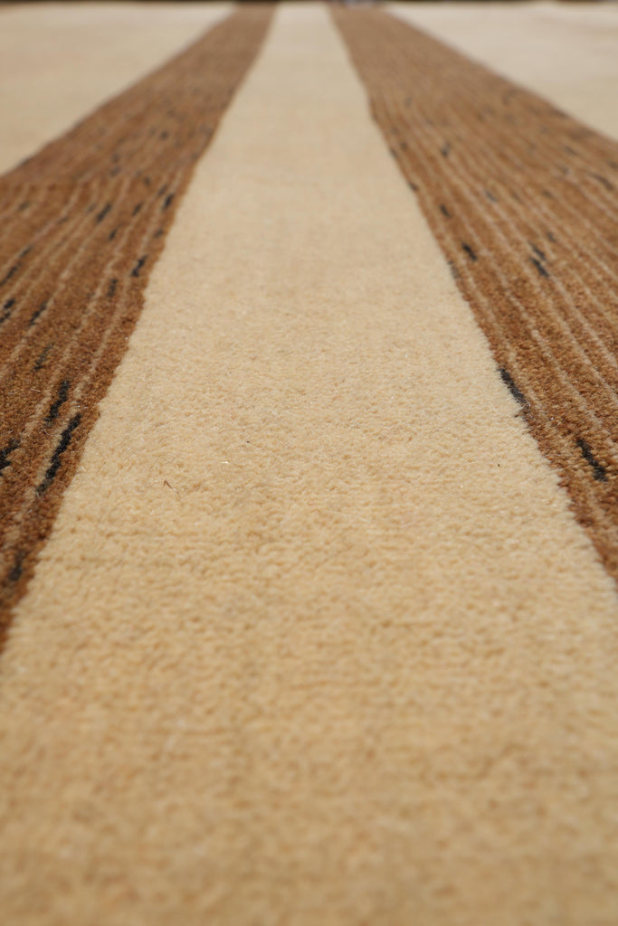 9 x 12 Modern Wool Rug Handmade India #F-4096