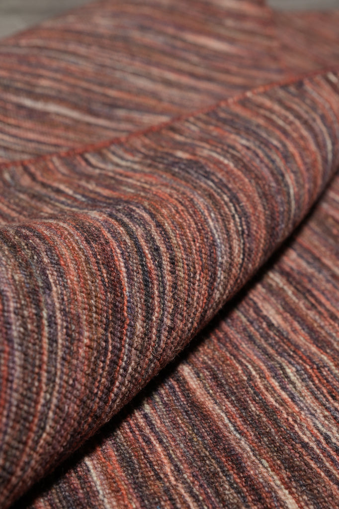 5 X 8 Brown Contemporary Handmade Carpet #F-4423