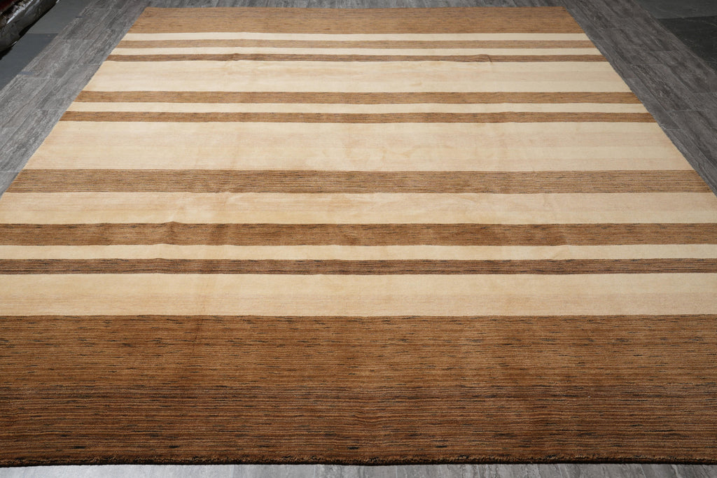 9 x 12 Modern Wool Rug Handmade India #F-4096