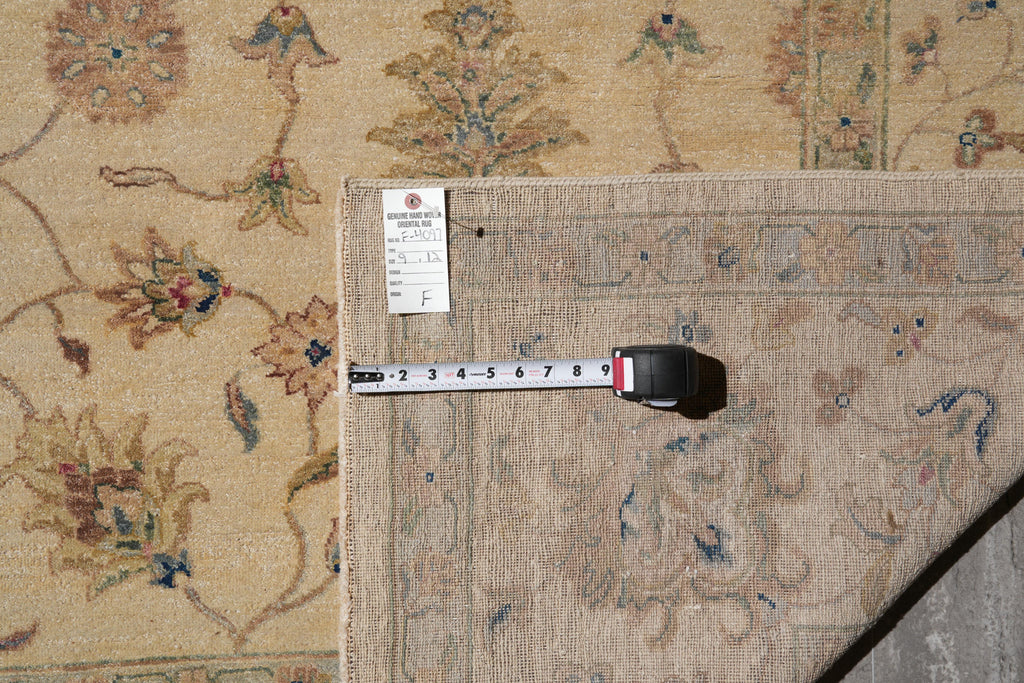 9 x 12 Chobi Ziglar Handmade Rug Natural Wool Transitional #F-4097