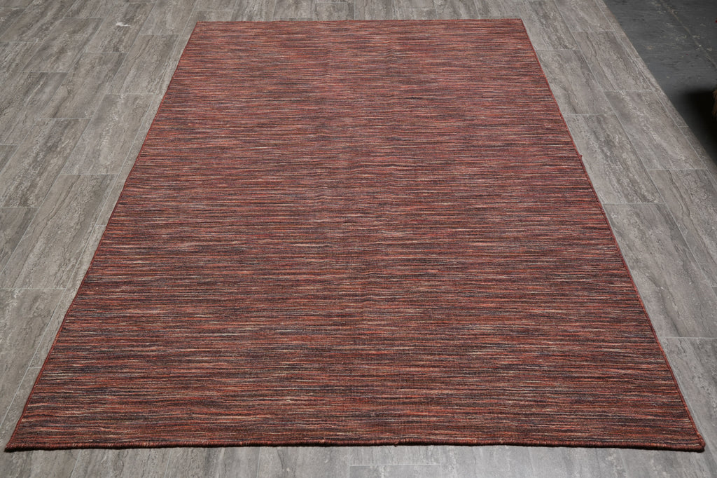 5 X 8 Brown Contemporary Handmade Carpet #F-4423
