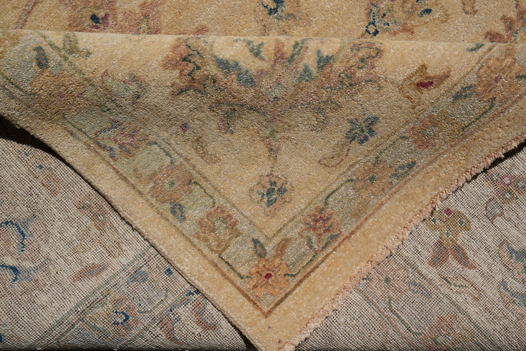 9 x 12 Chobi Ziglar Handmade Rug Natural Wool Transitional #F-4097