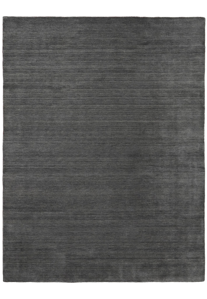 9 x 11.9 Handmade Wool Modern Rug Plain Gray Green New Imported #F-3302