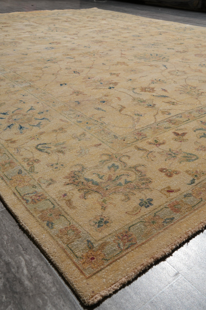 9 x 12 Chobi Ziglar Handmade Rug Natural Wool Transitional #F-4097