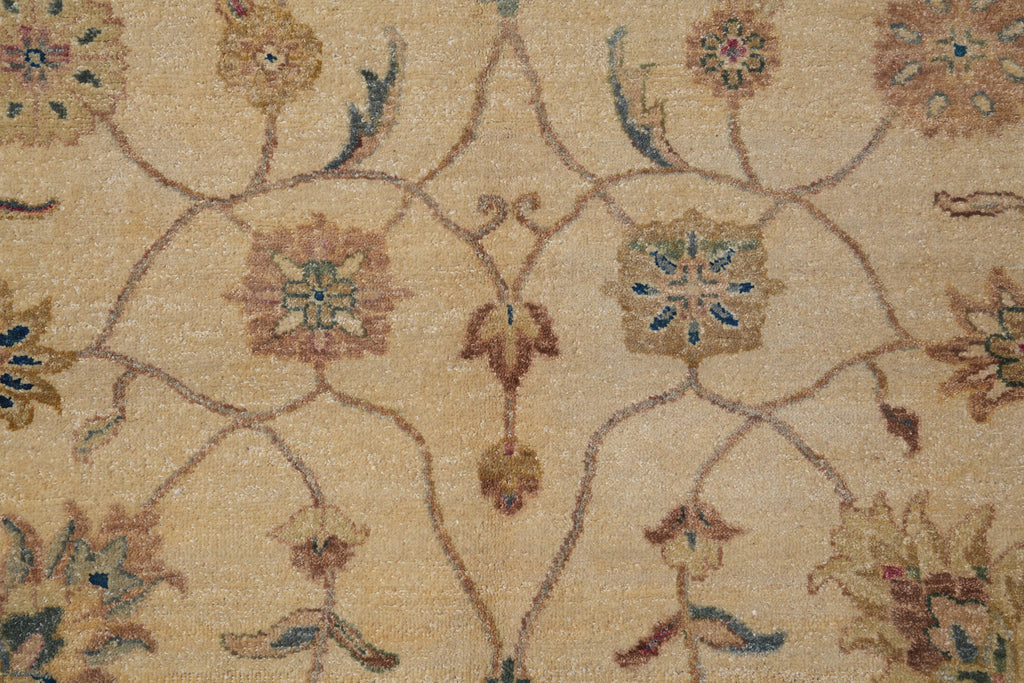 9 x 12 Chobi Ziglar Handmade Rug Natural Wool Transitional #F-4097