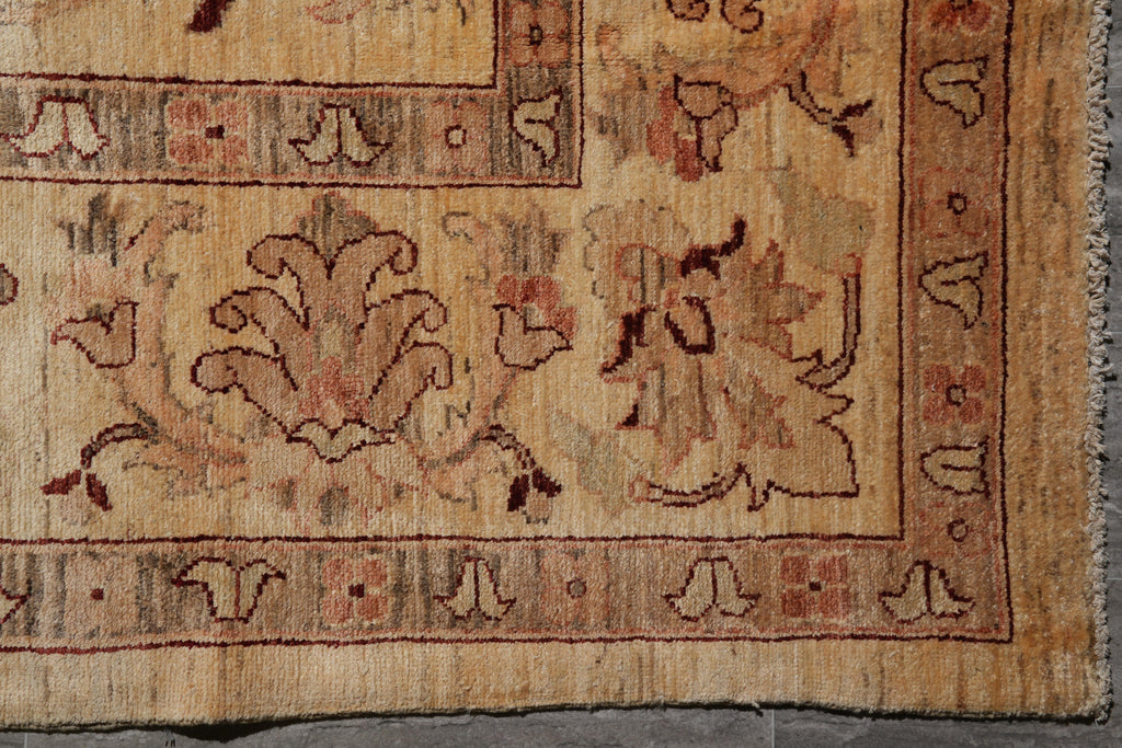 9 x 12 New Ziglar Chobi Handmade Rug Natural Wool Transitional #F-4098