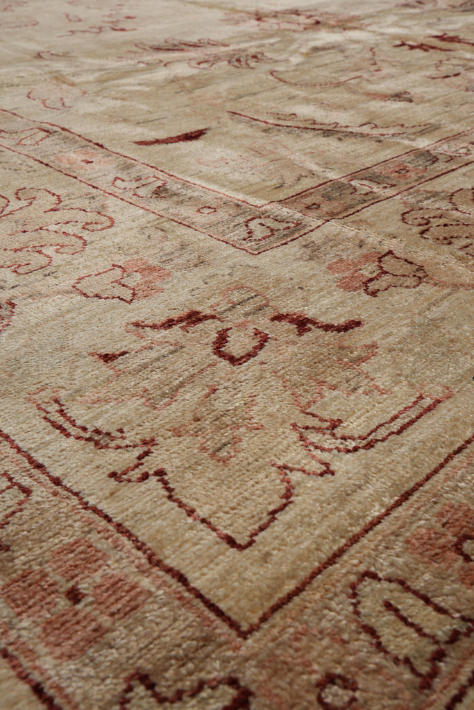 9 x 12 New Ziglar Chobi Handmade Rug Natural Wool Transitional #F-4098