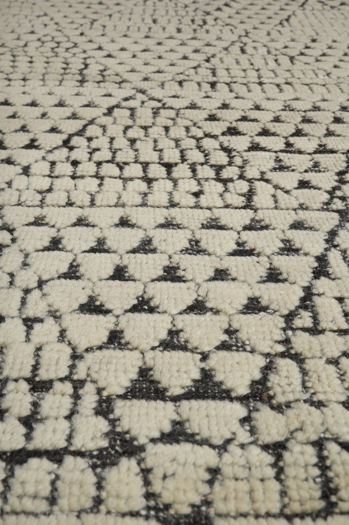 10 x 14 Contemporary Handmade Raised Wool Pile Rug #F-3303