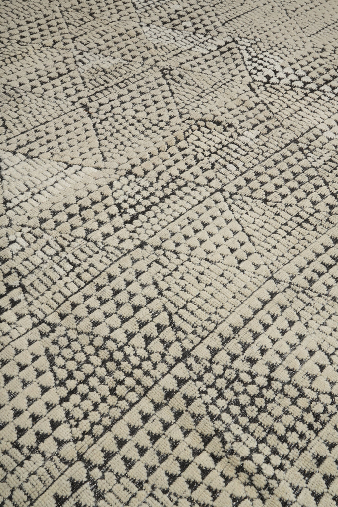 10 x 14 Contemporary Handmade Raised Wool Pile Rug #F-3303